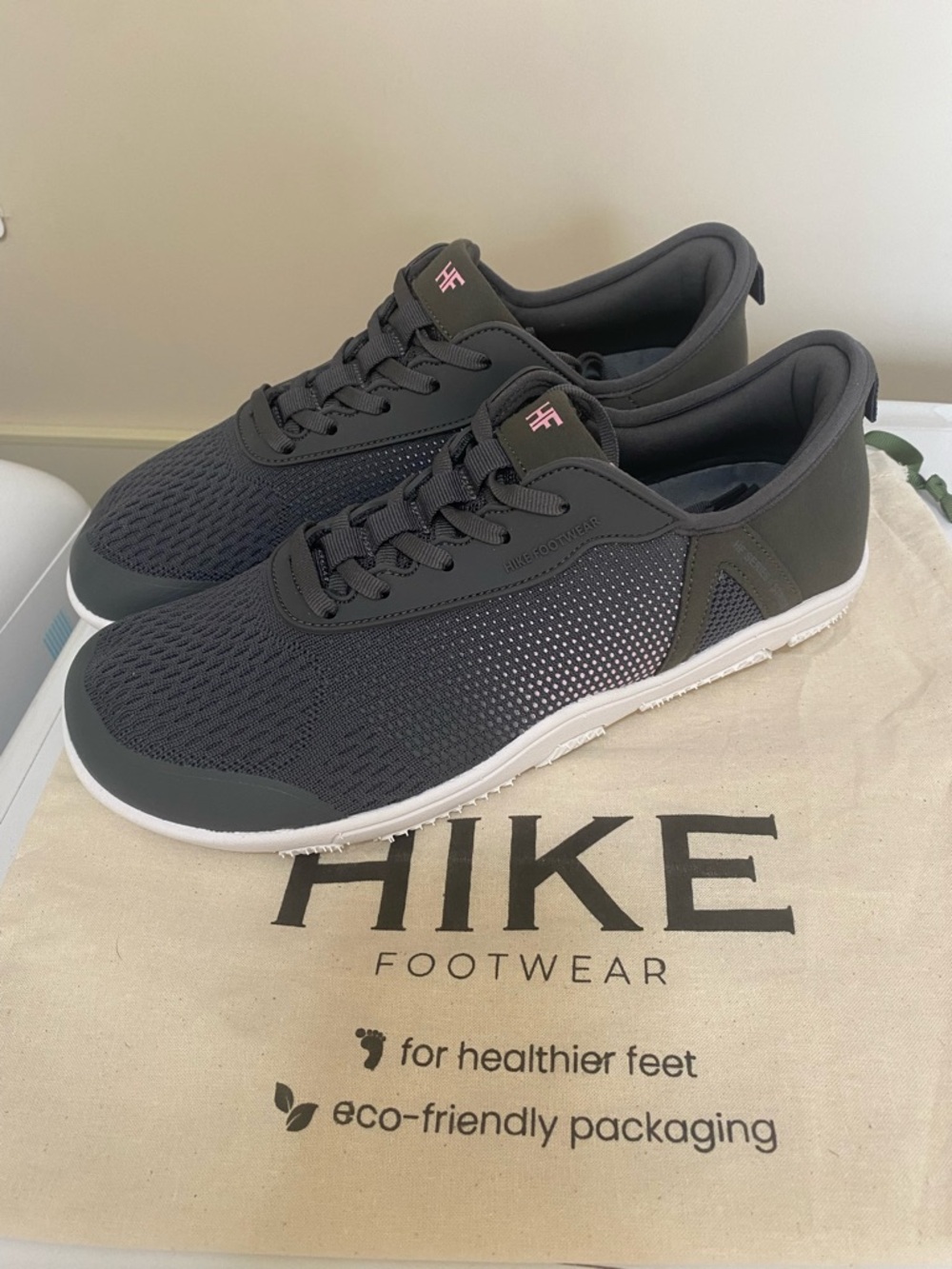 HIKE Footwear Stride Women’s Charcoal Gray Athletic Sneakers